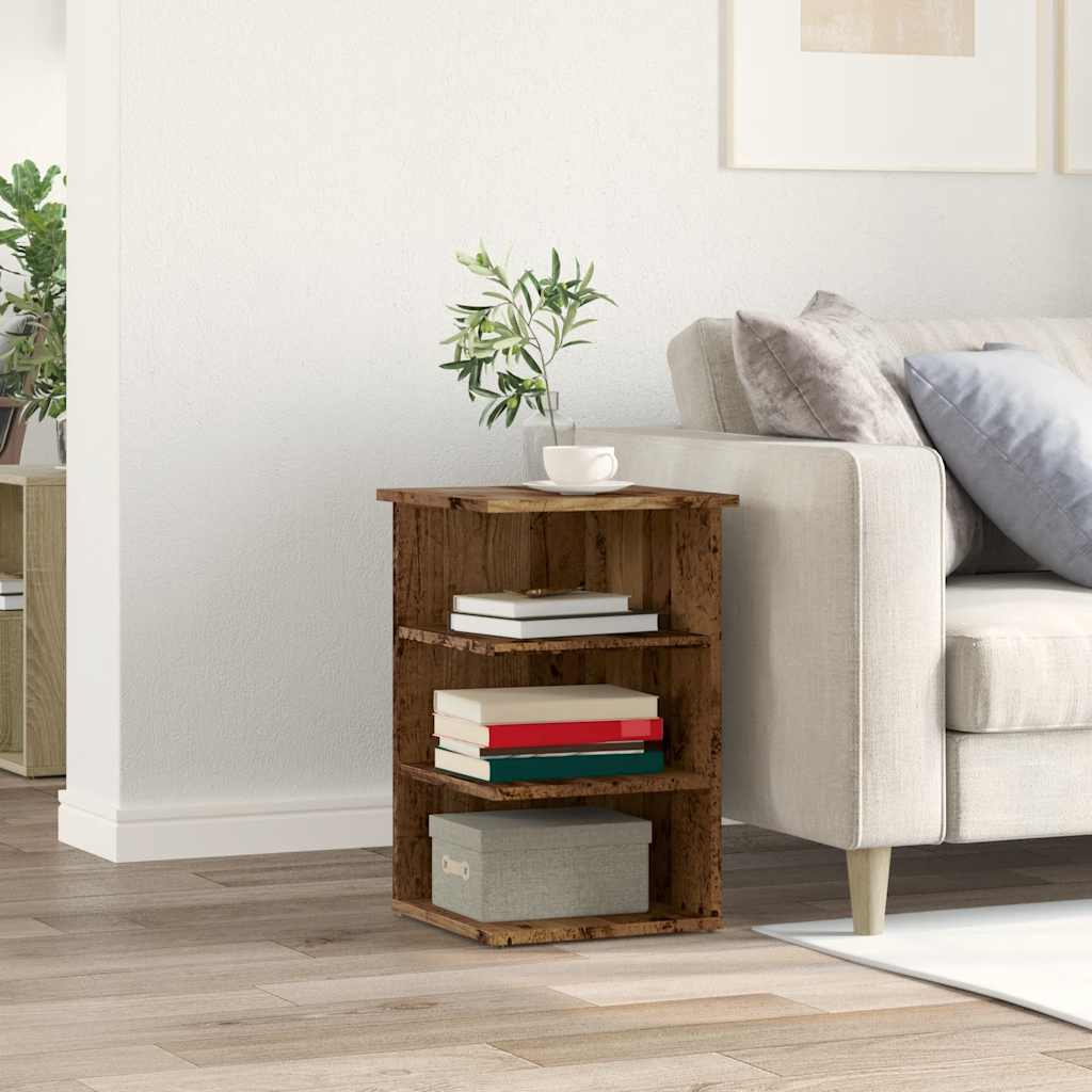 Sideboard Old Wood 35x35x55 cm Engineered Wood